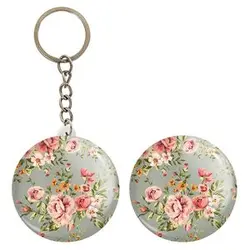 پیکسل خندالو مدل گل گلی کد 29035 به همراه جاکلیدی