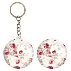 پیکسل خندالو مدل گل گلی کد 29036 به همراه جاکلیدی