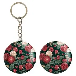 پیکسل خندالو مدل گل گلی کد 29037 به همراه جاکلیدی