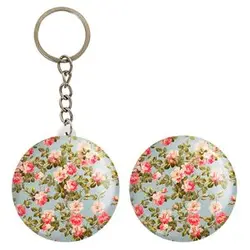 پیکسل خندالو مدل گل گلی کد 29038 به همراه جاکلیدی