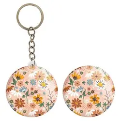 پیکسل خندالو مدل گل گلی کد 29039 به همراه جاکلیدی