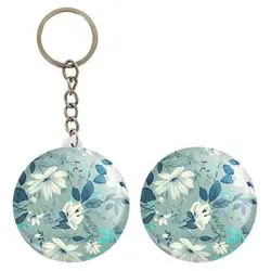 پیکسل خندالو مدل گل گلی کد 29040 به همراه جاکلیدی