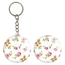 پیکسل خندالو مدل گل گلی کد 29042 به همراه جاکلیدی