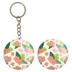 پیکسل خندالو مدل گل گلی کد 29003 به همراه جاکلیدی