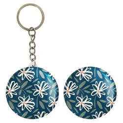 پیکسل خندالو مدل گل گلی کد 29004 به همراه جاکلیدی