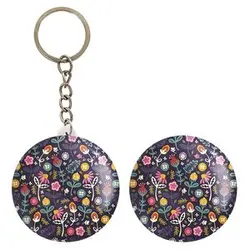 پیکسل خندالو مدل گل گلی کد 29005 به همراه جاکلیدی