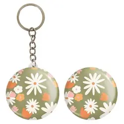 پیکسل خندالو مدل گل گلی کد 29008 به همراه جاکلیدی