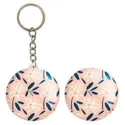 پیکسل خندالو مدل گل گلی کد 29009 به همراه جاکلیدی