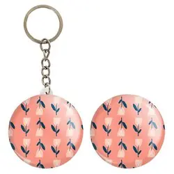 پیکسل خندالو مدل گل گلی کد 29010 به همراه جاکلیدی