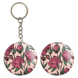 پیکسل خندالو مدل گل گلی کد 29015 به همراه جاکلیدی