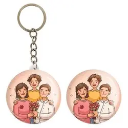 پیکسل خندالو مدل خانواده شاد کد 29048 به همراه جاکلیدی