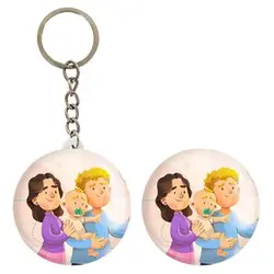 پیکسل خندالو مدل خانواده شاد کد 29053 به همراه جاکلیدی