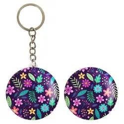 پیکسل خندالو مدل گل گلی کد 29068 به همراه جاکلیدی