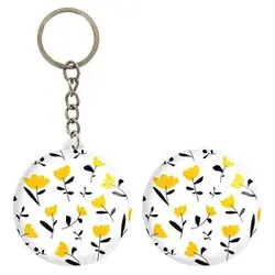 پیکسل خندالو مدل گل گلی کد 29073 به همراه جاکلیدی