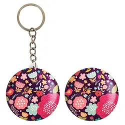 پیکسل خندالو مدل گل گلی کد 29059 به همراه جاکلیدی