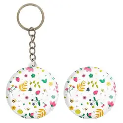 پیکسل خندالو مدل گل گلی کد 29063 به همراه جاکلیدی