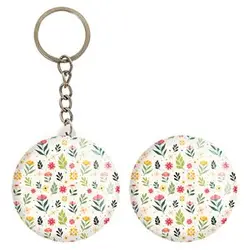 پیکسل خندالو مدل گل گلی کد 29066 به همراه جاکلیدی