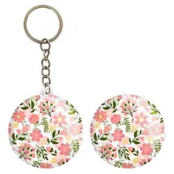 پیکسل خندالو مدل گل گلی کد 29078 به همراه جاکلیدی