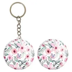 پیکسل خندالو مدل گل گلی کد 29076 به همراه جاکلیدی