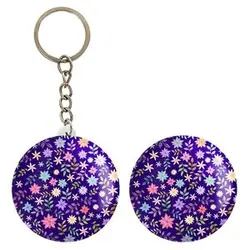 پیکسل خندالو مدل گل گلی کد 29057 به همراه جاکلیدی