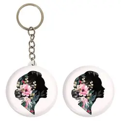 پیکسل خندالو مدل دختر قوی Girl Power کد 28947 به همراه جاکلیدی