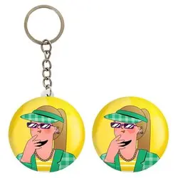 پیکسل خندالو مدل دختر قوی Girl Power کد 28946 به همراه جاکلیدی