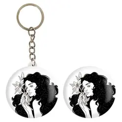 پیکسل خندالو مدل دختر قوی Girl Power کد 28948 به همراه جاکلیدی