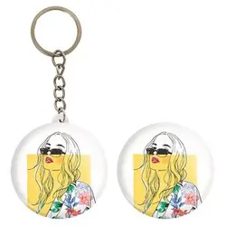 پیکسل خندالو مدل دختر قوی Girl Power کد 28951 به همراه جاکلیدی