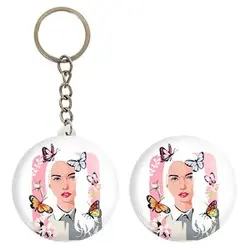 پیکسل خندالو مدل دختر قوی Girl Power کد 28953 به همراه جاکلیدی