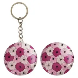 پیکسل خندالو مدل گل گلی کد 28995 به همراه جاکلیدی