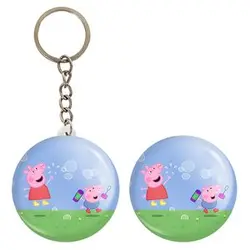 پیکسل خندالو مدل پپا و جورج انیمه پپاپیک Peppa pig کد 22064 به همراه جاکلیدی