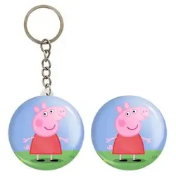 پیکسل خندالو مدل پپا انیمه پپاپیک Peppa pig کد 22067 به همراه جاکلیدی