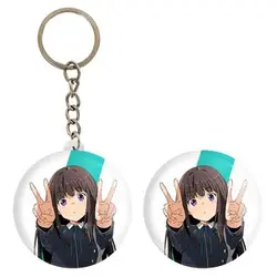 پیکسل خندالو مدل تاکینا انیمه لیکوریس ریکویل Lycoris Recoil کد 22980 به همراه جاکلیدی