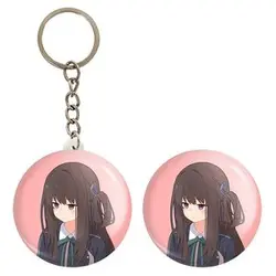 پیکسل خندالو مدل تاکینا انیمه لیکوریس ریکویل Lycoris Recoil کد 22991 به همراه جاکلیدی