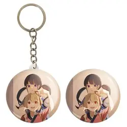 پیکسل خندالو مدل تاکینا و چیساتو انیمه لیکوریس ریکویل Lycoris Recoil کد 22985 به همراه جاکلیدی