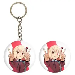 پیکسل خندالو مدل چیساتو انیمه لیکوریس ریکویل Lycoris Recoil کد 22981 به همراه جاکلیدی