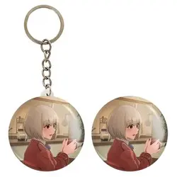 پیکسل خندالو مدل چیساتو انیمه لیکوریس ریکویل Lycoris Recoil کد 22989 به همراه جاکلیدی