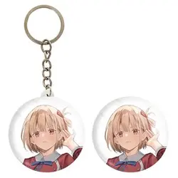 پیکسل خندالو مدل چیساتو انیمه لیکوریس ریکویل Lycoris Recoil کد 22986 به همراه جاکلیدی