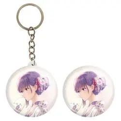 پیکسل خندالو مدل ساکورا انیمه سری فیت بهشت بینهایت Fate Heavens کد 22804 به همراه جاکلیدی