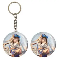 پیکسل خندالو مدل تاکینا انیمه لیکوریس ریکویل Lycoris Recoil کد 22973 به همراه جاکلیدی