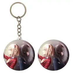 پیکسل خندالو مدل تاکینا و چیساتو انیمه لیکوریس ریکویل Lycoris Recoil کد 23013 به همراه جاکلیدی