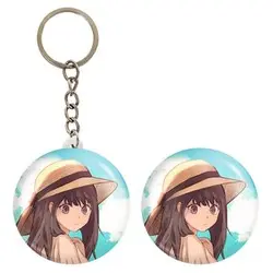 پیکسل خندالو مدل تاکینا انیمه لیکوریس ریکویل Lycoris Recoil کد 23025 به همراه جاکلیدی