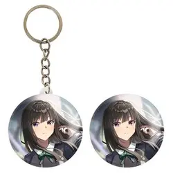 پیکسل خندالو مدل تاکینا انیمه لیکوریس ریکویل Lycoris Recoil کد 23041 به همراه جاکلیدی