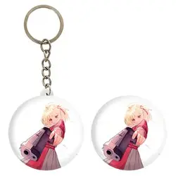 پیکسل خندالو مدل چیساتو انیمه لیکوریس ریکویل Lycoris Recoil کد 22974 به همراه جاکلیدی