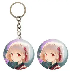 پیکسل خندالو مدل چیساتو انیمه لیکوریس ریکویل Lycoris Recoil کد 23003 به همراه جاکلیدی