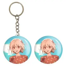 پیکسل خندالو مدل چیساتو انیمه لیکوریس ریکویل Lycoris Recoil کد 23026 به همراه جاکلیدی