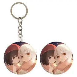 پیکسل خندالو مدل چیساتو و تاکینا انیمه لیکوریس ریکویل Lycoris Recoil کد 23006 به همراه جاکلیدی