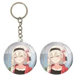 پیکسل خندالو مدل چیساتو انیمه لیکوریس ریکویل Lycoris Recoil کد 23011 به همراه جاکلیدی