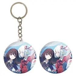 پیکسل خندالو مدل چیساتو و تاکینا انیمه لیکوریس ریکویل Lycoris Recoil کد 23035 به همراه جاکلیدی