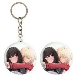 پیکسل خندالو مدل چیساتو و تاکینا انیمه لیکوریس ریکویل Lycoris Recoil کد 23021 به همراه جاکلیدی